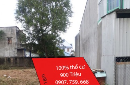 Một ngàn năm mới có lô  đất nhà phố 100% thổ cư 900 triệu, 90m2